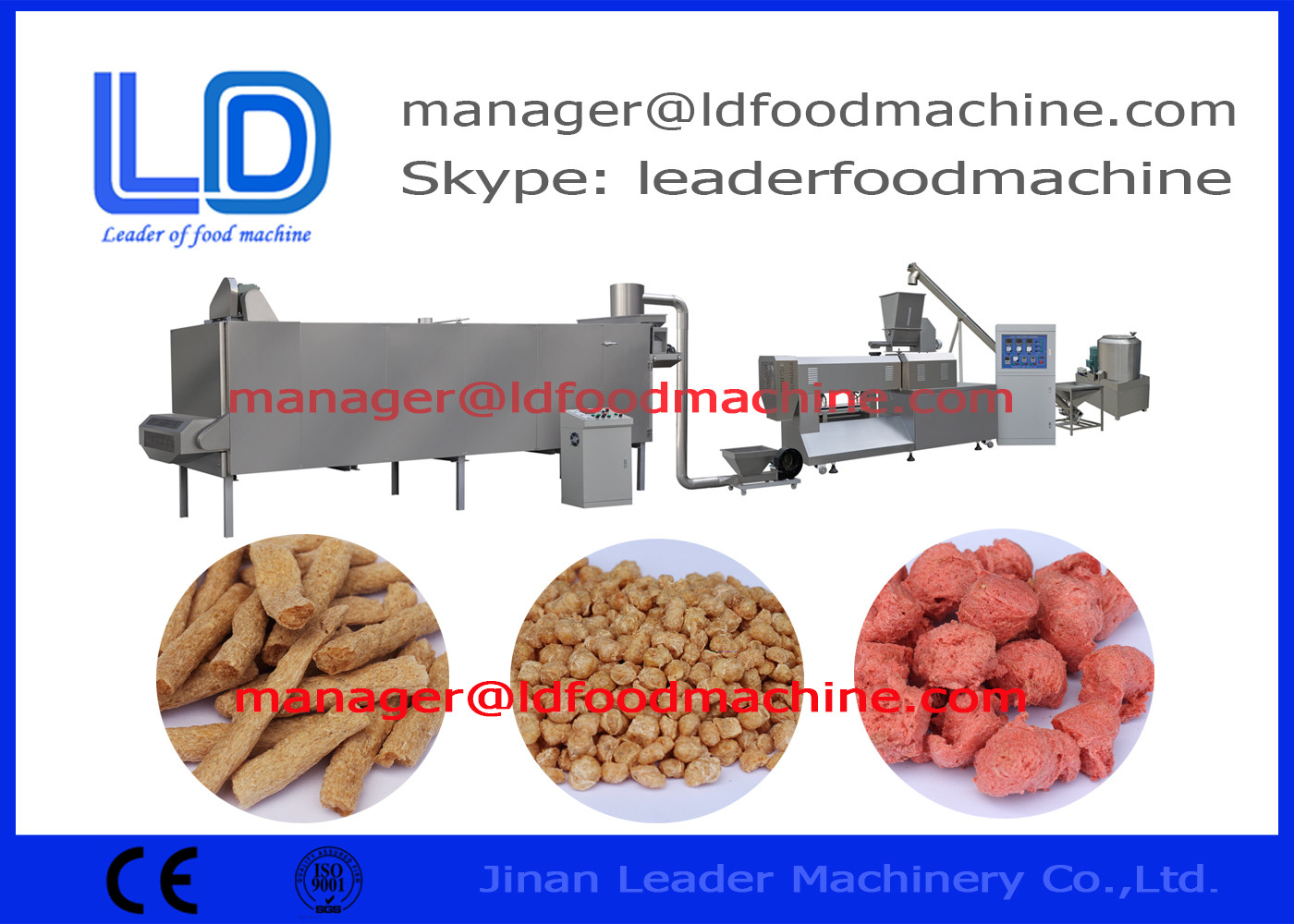 Equipamento de processamento do feijão de soja do petisco completamente automático com refeição de feijão de soja