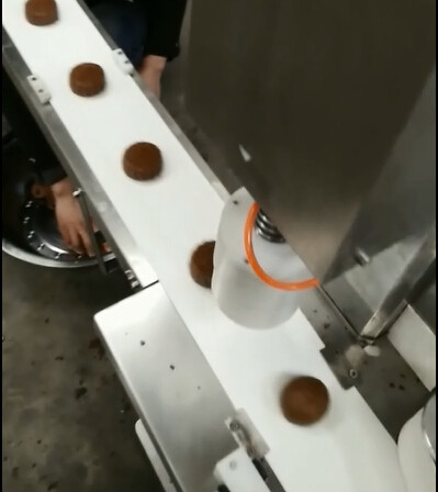 Bolo comercial da lua que faz a máquina, máquina encrusting automática